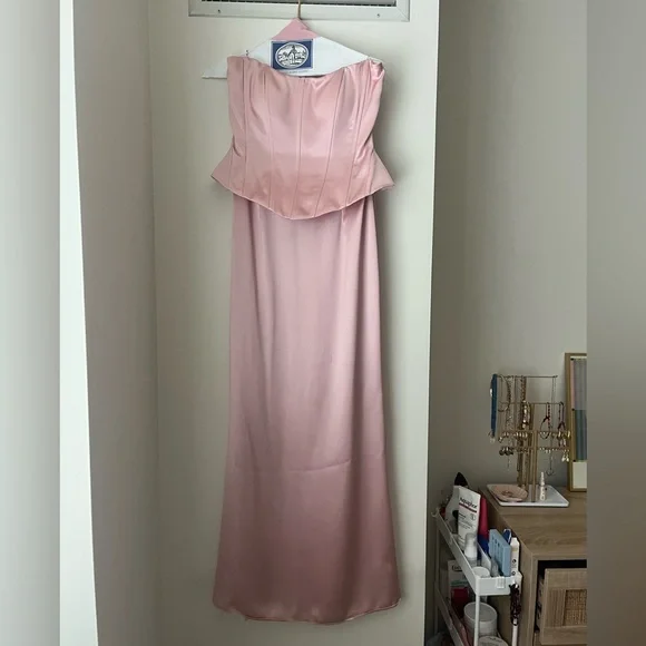 ANTHROPOLOGIE Mare Mare Mimi Satin Corset Dress - Picture 2 of 6